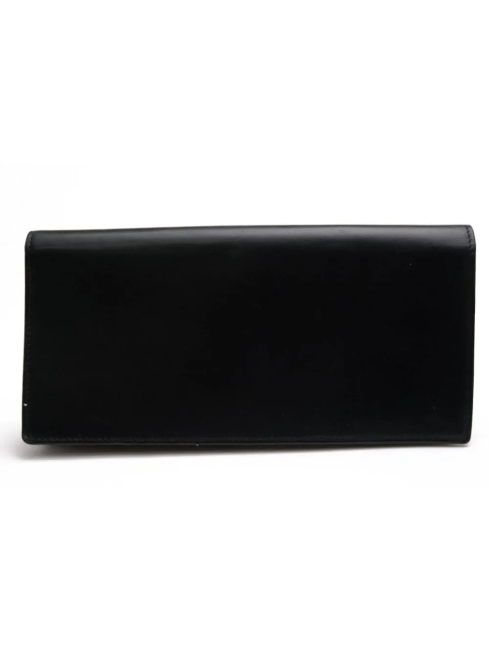 Cartier Wallet Leather Black Pasha Coin Purse Bifold